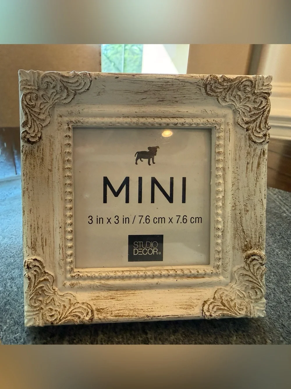 Studio Decor Cream Ornate Antique Styled Mini Frame Set of 3